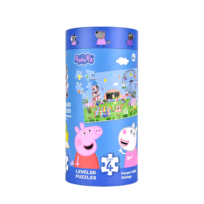【桶装】小猪佩奇大块桶装拼图