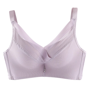 内衣女无钢圈小胸聚拢调整型收副乳无痕美背薄款套装性惑文胸罩夏