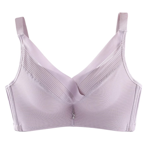 内衣女无钢圈小胸聚拢调整型收副乳无痕美背薄款套装性惑文胸罩夏