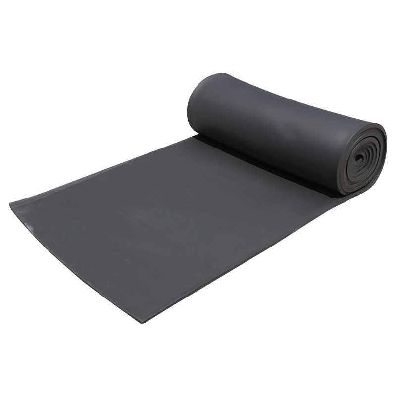 自粘隔音棉下水管墙体管道保温板高密度阻燃海绵隔热棉橡塑保温棉