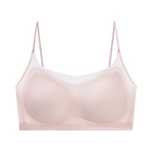 TINGE贴己无痕细肩带内衣女夏冰丝凉感小胸聚拢薄款文胸美背抹胸