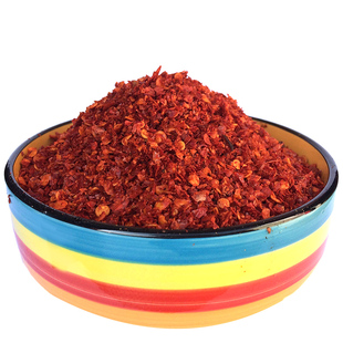 陕西秦椒辣椒面正宗宝鸡不辣的微辣特香二荆条油泼辣子面陕西特产