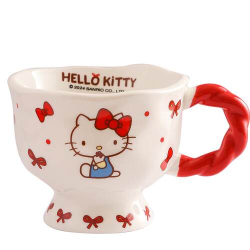 三丽鸥正版马克杯可爱HelloKitty联名陶瓷杯子女生家用喝水咖啡杯