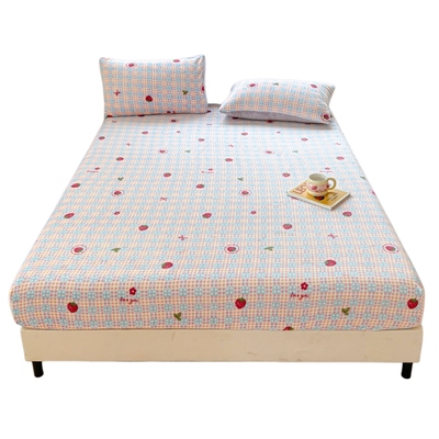 牛奶绒床笠单件保护罩珊瑚绒秋冬季加绒加厚床套罩款床单a类母婴