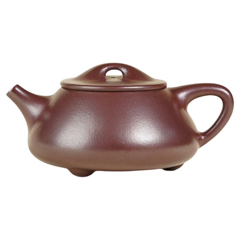 名壶秋月宜兴紫砂壶全手工原矿龙血砂满瓢功夫茶具泡茶壶景舟石瓢