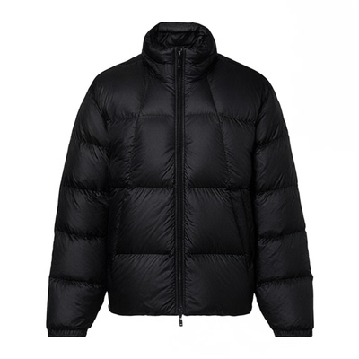 森马情侣款连帽外套纯色羽绒服男