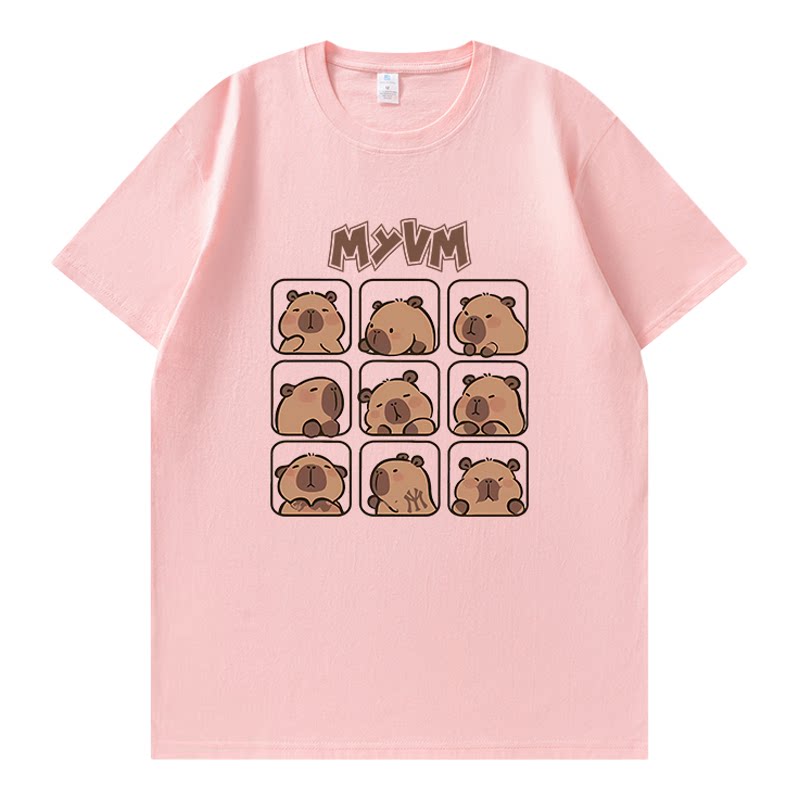 MYVM官方正品夏季情侣纯棉短袖潮流短袖男女爆款26新款T恤男女7