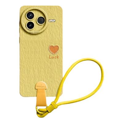 爱心适用红米k80手机壳k80pro保护套新款k70硅胶k70pro腕专用k60全包pro防摔Redmi带挂绳e女k50的系列至尊版