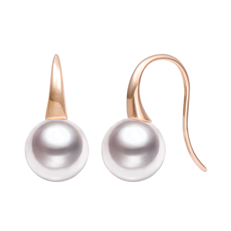 GiO鱦 Akoyaˮ18KԲǿ߸ЬŮͨ 7.5-8mm 18K Akoya׼΢覰1853Ԫ