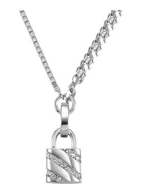 mfow锆石镀金女锁高级感