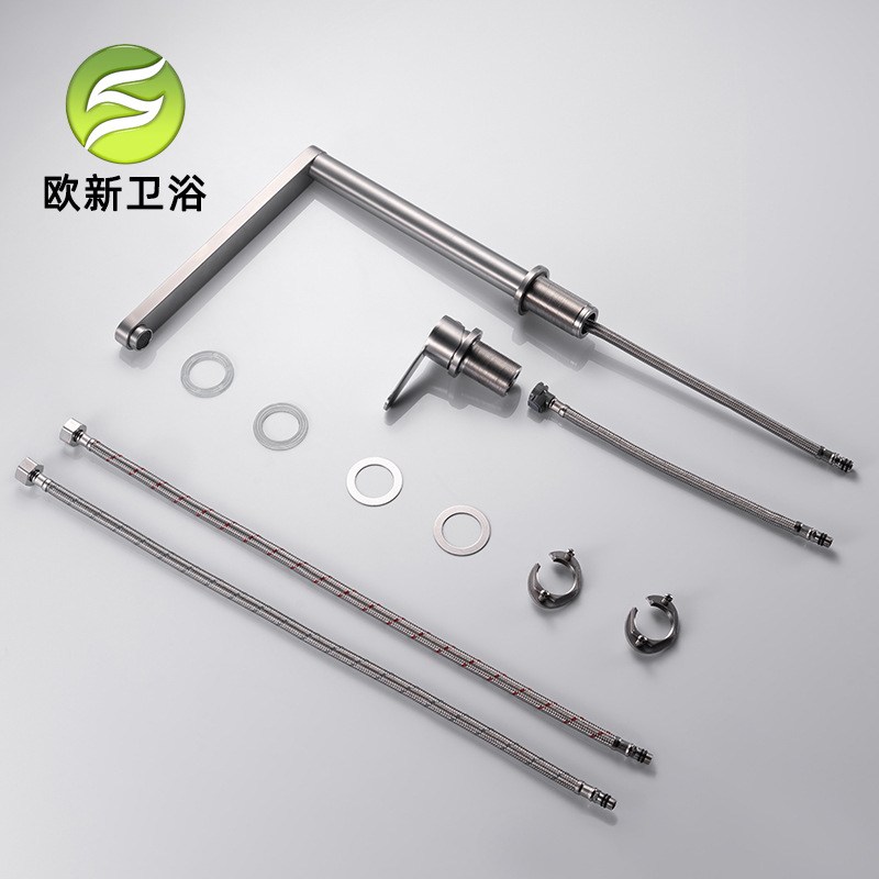 304不锈钢水槽隐藏式升降折叠水龙头隐形龙头冷热三合一纯净水