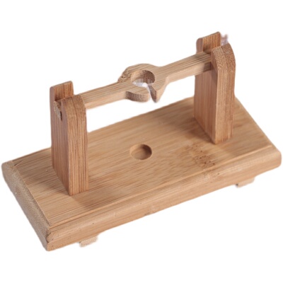 团扇扇架楠竹宣纸团扇展示专用