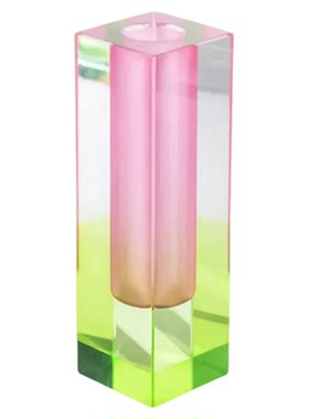 亚克力彩色花瓶客厅餐厅简约花器
