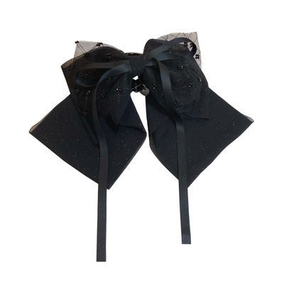 抓夹网纱芭蕾风精致蝴蝶结发夹