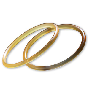 冰肌玉骨，自清凉无汗 正宗牦牛角细手镯 夏季凉血养生包邮