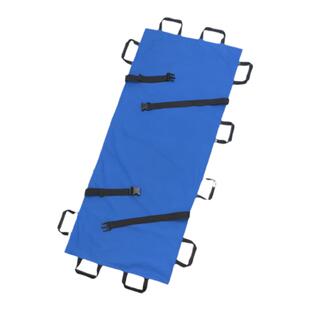 加厚医用家用软担架抬人上下楼便携式绑带简易帆布单架救援