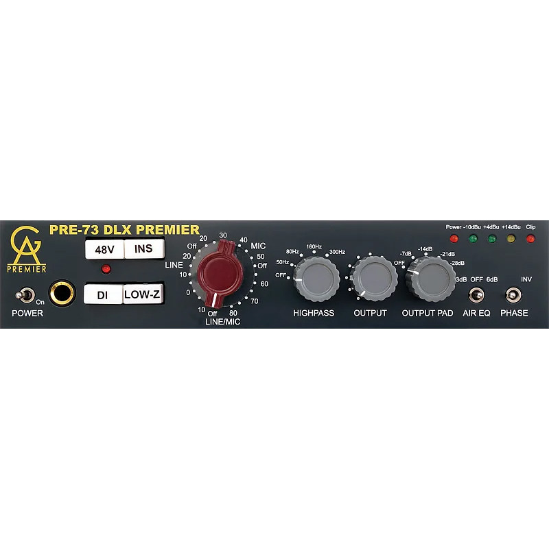 GA PRE-73 DLX PREMIER话放经典复古1073专业录音直播话筒放大器