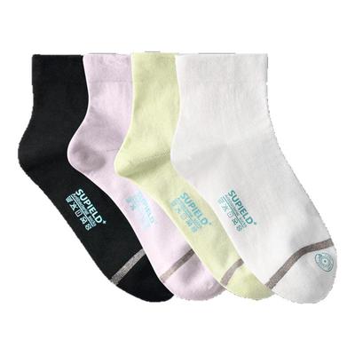 3双装银纤维抗菌棉袜女袜