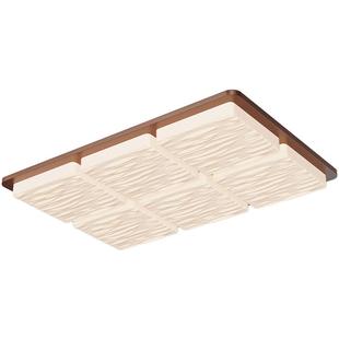 箭牌奶油风客厅灯法式卧室灯房间吸顶灯2026新款木艺全屋灯具组合