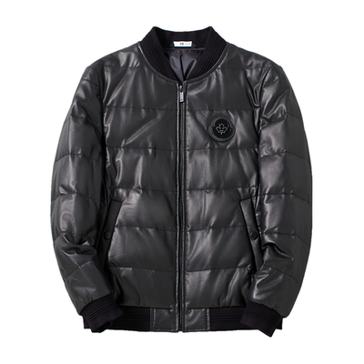 2025新款男士真皮羽绒服冬季加厚