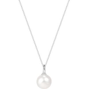 925纯银天然淡水珍珠项链女款单颗珍珠吊坠锁骨链高级感简约颈链
