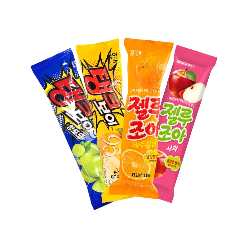 韩国进口海太棒冰冰棒吸吸冰水果冰淇淋/冻品