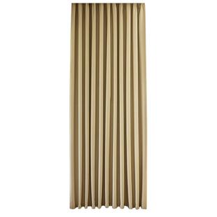 水星家纺窗帘客厅复古奶油风阳台遮阳布帘遮光简约纯色卧室窗帘