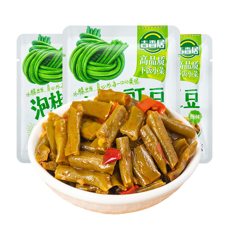 吉香居泡椒豇豆酸豆角酸辣缸豆