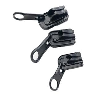 3/5/8号金属拉头旋转双面树脂拉链头8号两面穿外套拉链带锁拉锁头