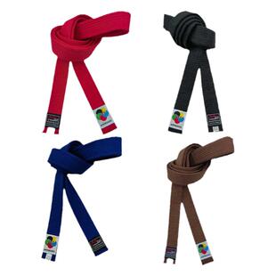 WKF腰带世界空手道联盟道带儿童成人红蓝咖黑带外贸跨境一件代发