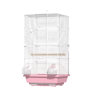 鹦鹉鸟笼新款横丝玄凤牡丹虎皮珍珠鸟专用鸟笼子家用大号生态别墅