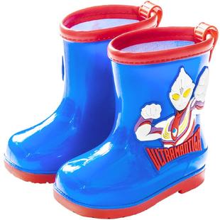 奥特曼儿童雨鞋男童雨靴轻便防滑幼儿园宝宝水鞋小孩学生防水胶鞋