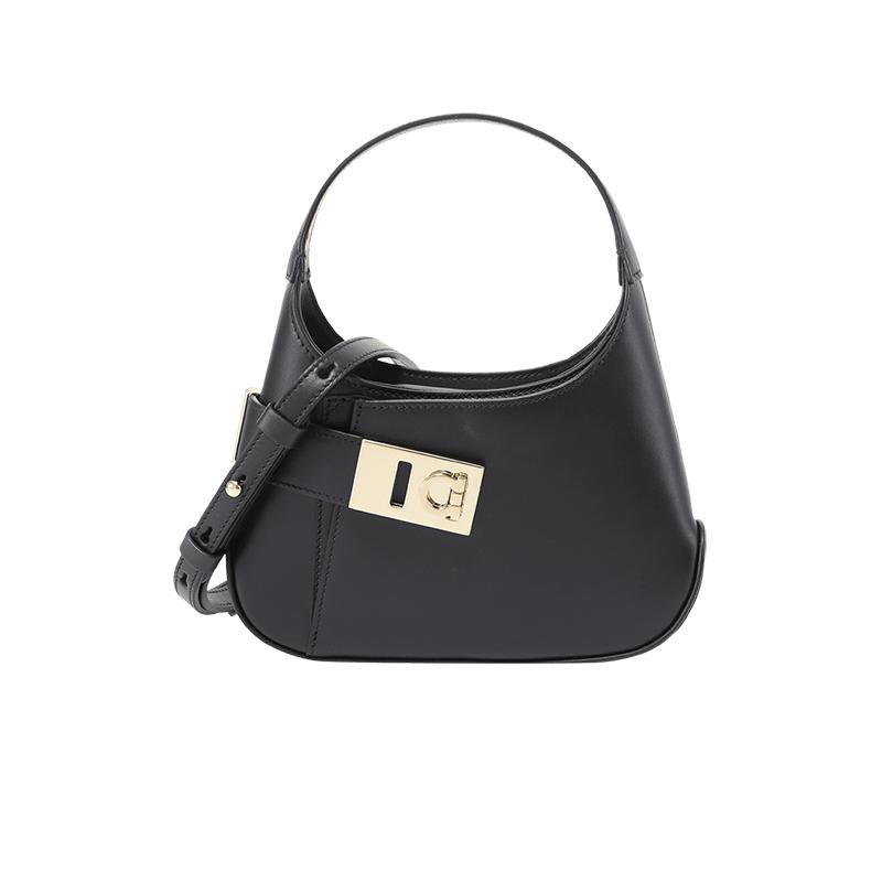FERRAGAMO手提单肩包新月包