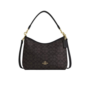 【自营】COACH/蔻驰Laurel31流浪包老花单肩手提包女包节日礼物