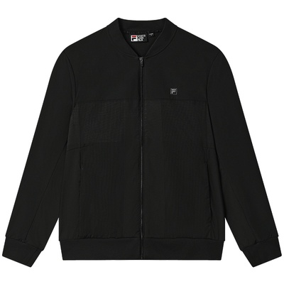 FILA 斐乐官方男士梭织外套2025秋新款简约基础商务通勤休闲夹克