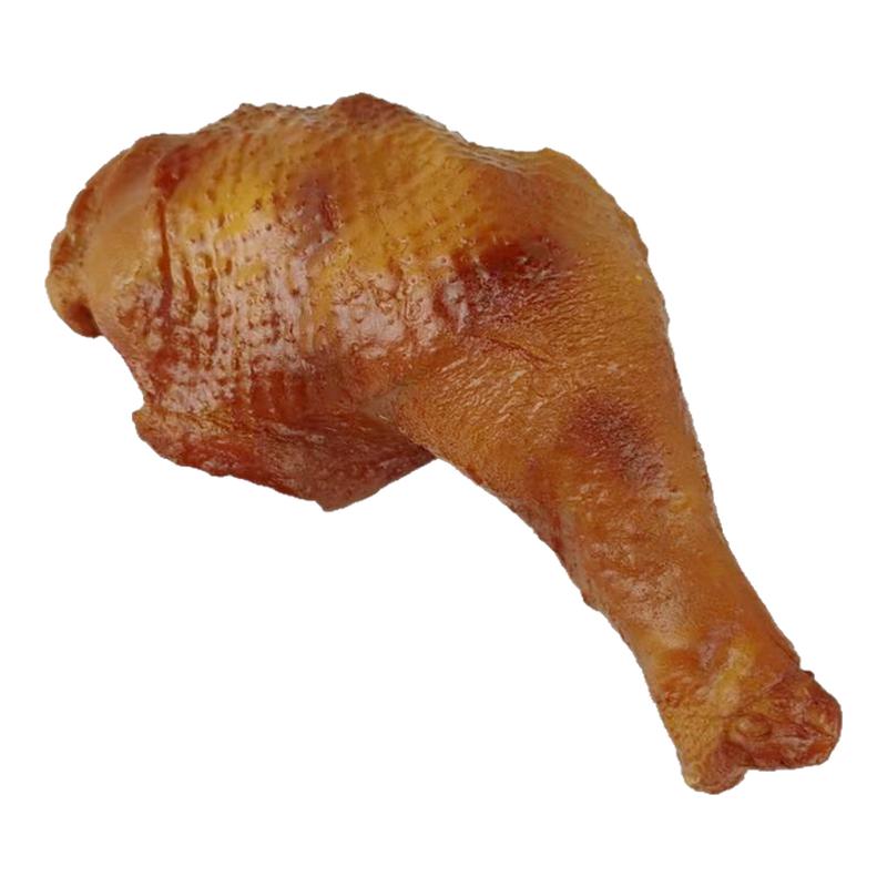 仿真烤鸡腿模型奥尔良卤肉烤琵琶大鸡腿厨食物房儿童拍摄装饰道具