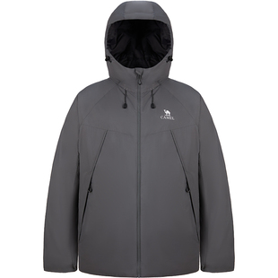 骆驼户外棉服外套男女款2026冬拒水金标P棉衣防寒羽绒外套男