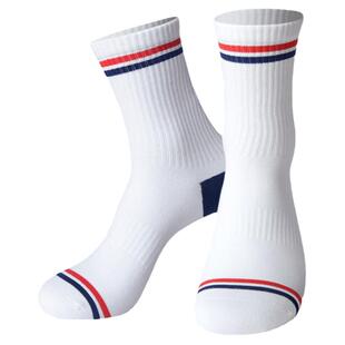 AUN爱优恩防臭抗菌秋冬中筒运动袜透气跑步篮球中国风国潮文字袜