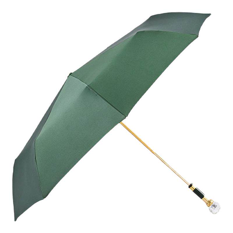 水晶太阳伞黑胶遮阳防晒Danmunier风品牌两用雨公主晴折叠