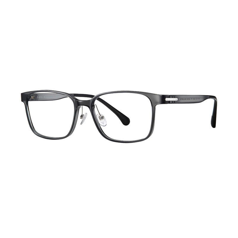 派丽蒙眼镜框方形大脸镜架超轻时尚防蓝光男女配近视透明茶84074