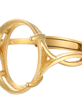 致闺蜜女s925银材质戒指空托