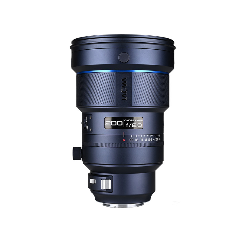 老蛙AF 200mm F2.0人像空气切割机镜头200F2大光圈微单镜头EF口