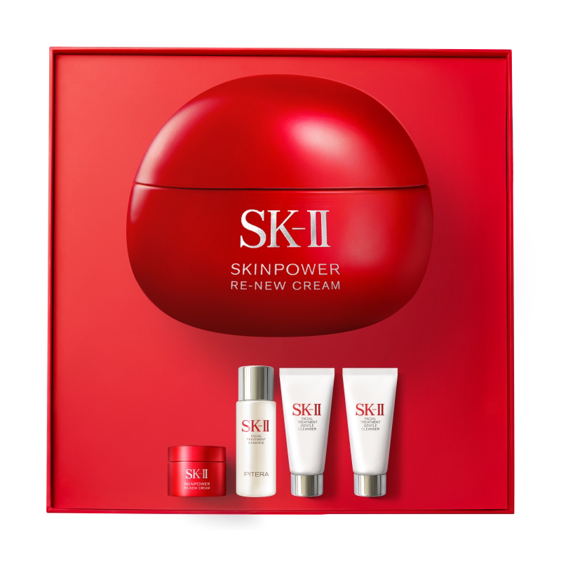 【七夕礼物】SK-II大红瓶面霜抗皱紧致保湿修护护肤品礼盒skllsk2 夕红实拍商品图