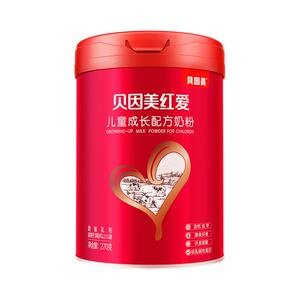 贝因美红爱儿童4段成长营养配方奶粉270g*2+100g*2便携装试用