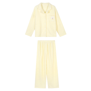 JoyceBra 可爱卡通珊瑚绒睡衣女冬季加厚毛绒保暖宽松家居服套装