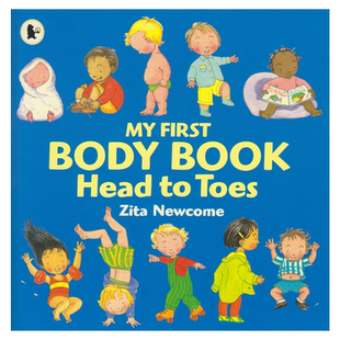 【自营】My First Body Book Head To Toes 我的第一本身体认知绘本 从头到脚 认识自己 儿童科普英语故事绘本 英文原版进口图书