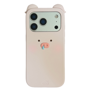 乐乐心愿屋 原创鼻涕小猪适用iPhone17promax手机壳苹果16pro立体软硅胶防摔1543可爱粉色卡通小众ins风简约
