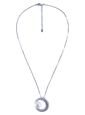 星月神话珍珠吊坠项链女2025新爆款配礼服气质轻奢小众澳白高级感