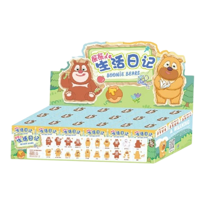 熊出没熊大熊二盲盒潮玩生活日记系列摆件乐园生日礼物官方正版