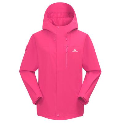 明星同款【青鸟冲锋衣】拓路者户外三合一羽绒服女款徒步防水外套